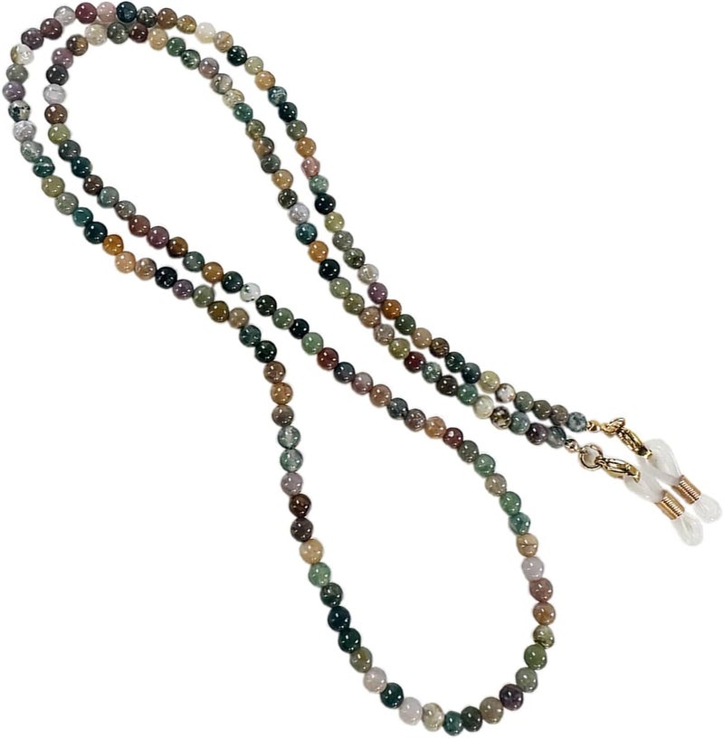 Decker Fashion Beaded Eyeglass chain Natural Stone glasses retainer Reading glass Lanyard - Image 4